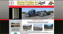 Desktop Screenshot of plumleytrucking.com